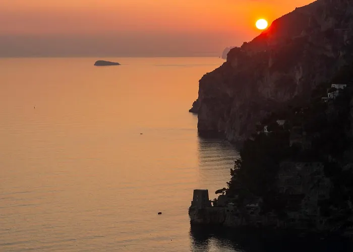 Aria Di Mare,near Elevator, Few Steps, Parking, Garden * Positano